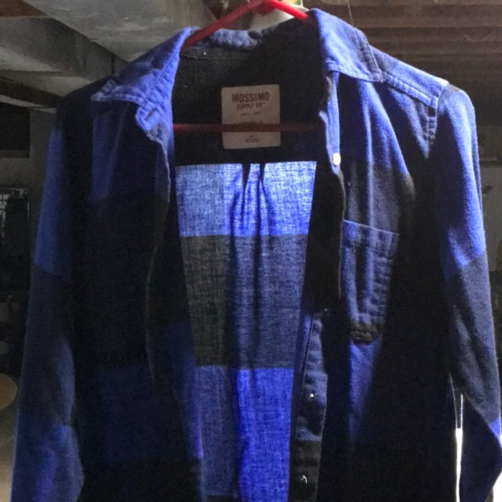 Loved plaid button down long sleeve shirt